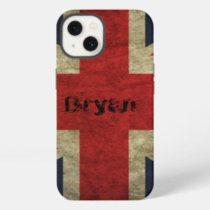 Alte britische Grunge-Flagge iPhone 13 Hülle