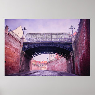 Alte Brücke, mittelalterliche Brigitte, Bogen, Arc Poster