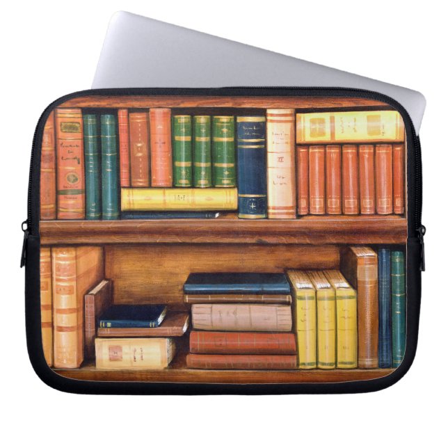 Alte Buch-Vintage Laptopschutzhülle (Vorderseite)