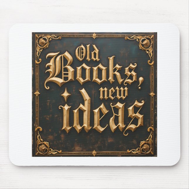 Alte Bücher - neue Ideen Mousepad (Vorne)