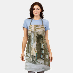 Alte Bücher - Schürze