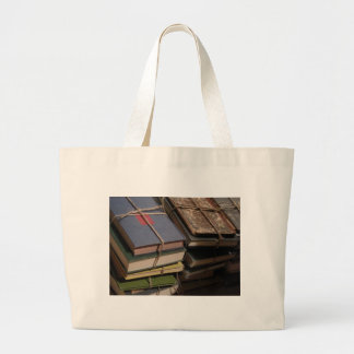 Alte Bücherstapel Jumbo Stoffbeutel