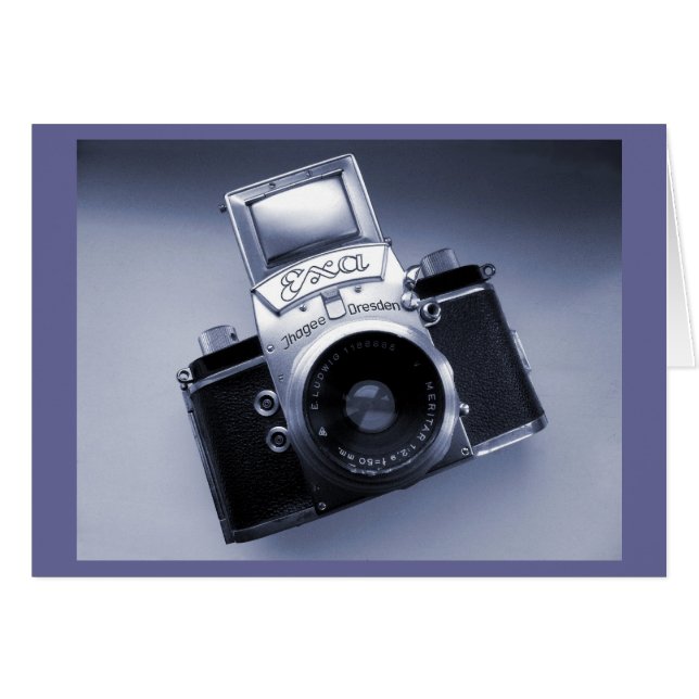 Alte Camera (M 1957 IV Ihagee Exa 0) (Vorderseite (Horizontal))