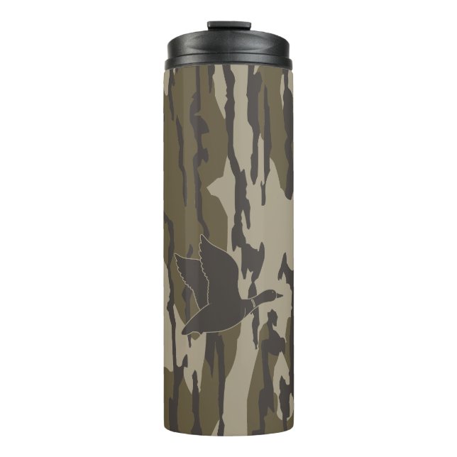 Alte Camouflage Entenjagd Thermosbecher (Vorderseite)