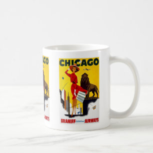 Alte Chicago-Werbung Kaffeetasse