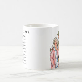 Alte Couple Vollfarbe Anniversary Verlassen Handge Kaffeetasse