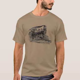 Alte Dampf-Lokomotive T-Shirt