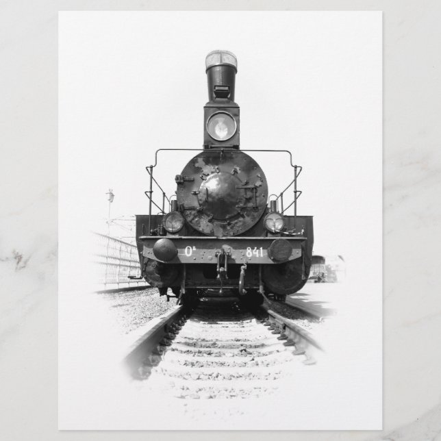 Alte Dampflokomotive (Vorderseite)