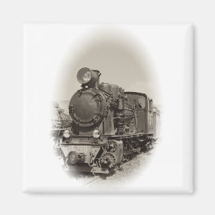 Alte Dampflokomotive Magnet