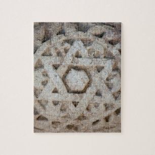 Alte Davidstern-Schnitzerei, Israel