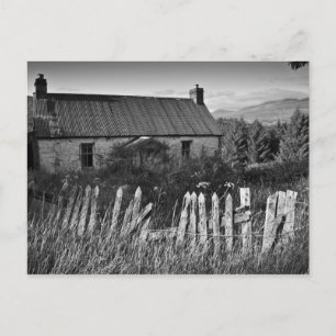 Alte Derelicte Hütte Postkarte
