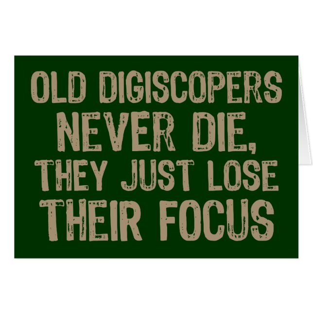 Alte Digiscoper nie Die (Vorderseite (Horizontal))