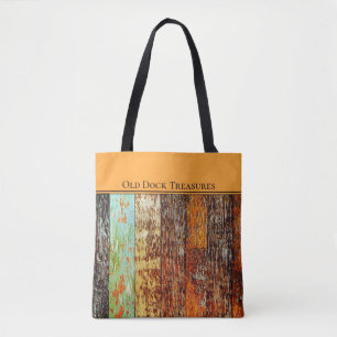 Alte Dock-Schätze-Tasche. Meerwasser-geprägter Sti Tasche