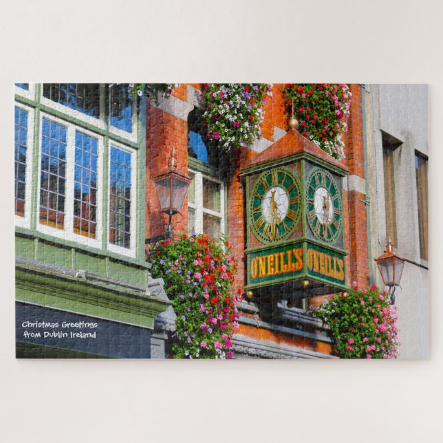 Alte Dubliner Pubs. Irland Jigsaw Puzzle (Horizontal)