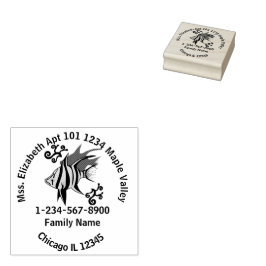 Alte Ehefrau - Notfallinformationen Gummistempel