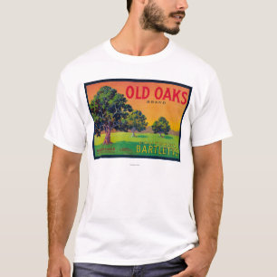 Alte Eichen-Birnen-Kiste LabelBryte, CA T-Shirt