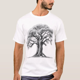 Alte Eichenbaumkunst T-Shirt