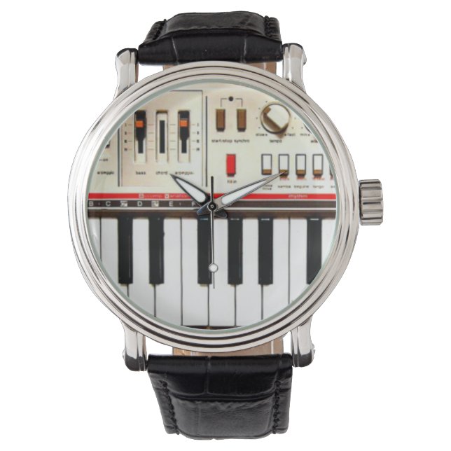 Alte elektrische Tastatur Armbanduhr (Vorderseite)