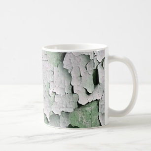 ALTE ENGLAND PEELING PAINT KAFFEETASSE
