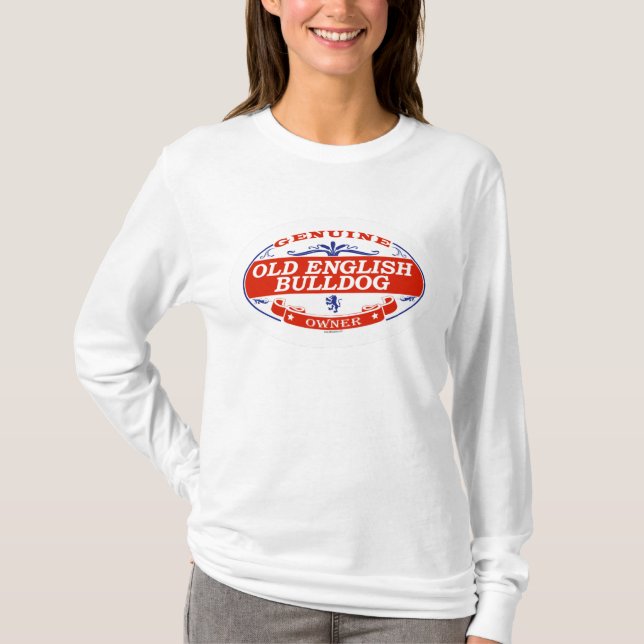 Alte englische Bulldogge T-Shirt (Vorderseite)