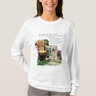 Alte englische Schäferhund-Kunst-Geschenke T-Shirt