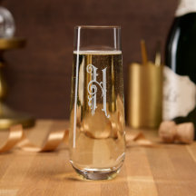 Alte Fashion Extravagant Scroll Monogram Initial H