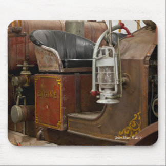 Alte Feuerwehrdrehleiter Mousepad