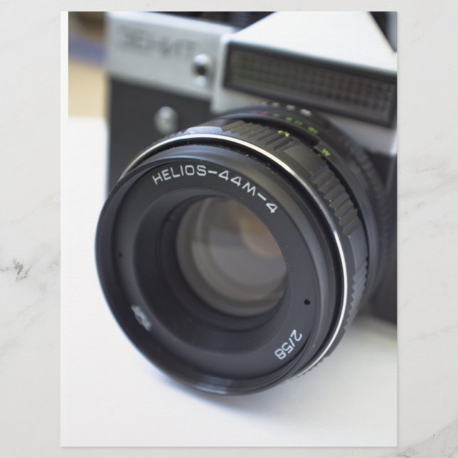 Alte Filmkamera Flyer (Vorne)