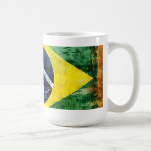 Alte Flagge Brasiliens Kaffeetasse