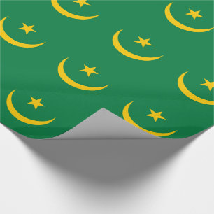Alte Flagge Mauretaniens Geschenkpapier