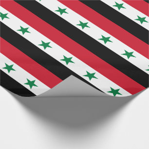 Alte Flagge Syriens Geschenkpapier
