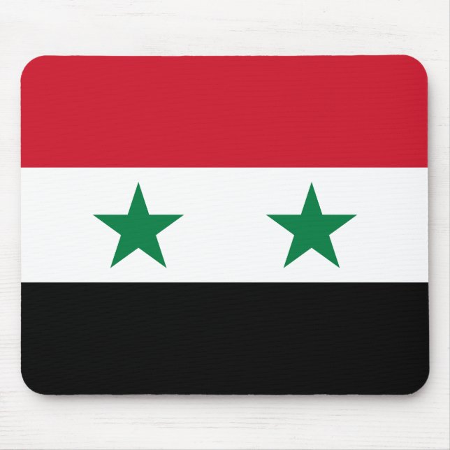 Alte Flagge Syriens Mousepad (Vorne)