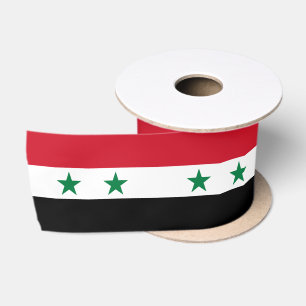 Alte Flagge Syriens Satinband
