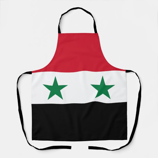Alte Flagge Syriens Schürze (Vorderseite)