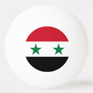 Alte Flagge Syriens Tischtennisball