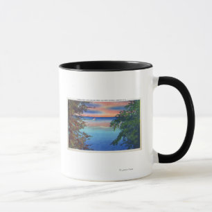 Alte Fort-Ontario-Sonnenuntergang-Ansicht vom Tasse