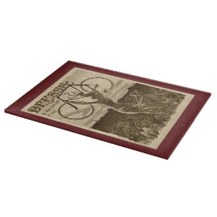 Alte französische Fahrradwerbung Schneidebrett