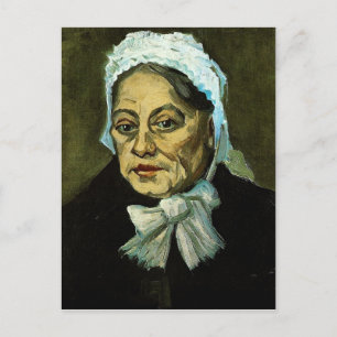 Alte Frau/Die Hebamme, Vincent van Gogh Postkarte