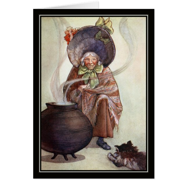 Alte Frau und großer Kessel durch Florenz Mary (Vorne)