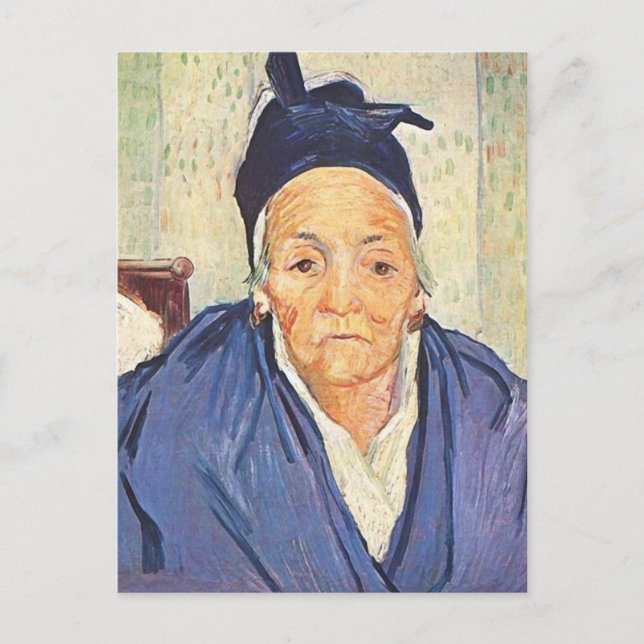 Alte Frau von Arles, Vincent van Gogh Postkarte (Vorderseite)