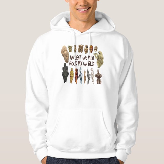 Alte Frauen schaukeln meinen WeltHoodie Hoodie (Vorderseite)