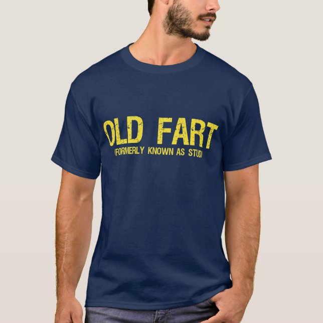 Alte Furz, früher bekannt als Bolzen T-Shirt (Vorderseite)