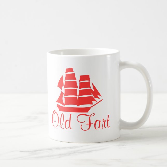 Alte Furz Kaffeetasse (Rechts)