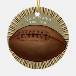 Alte Fußballverzierung Keramik Ornament