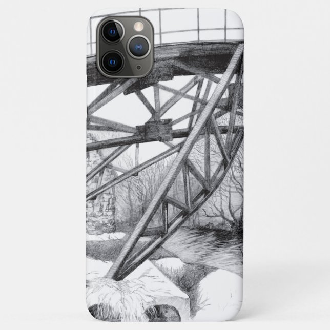 Alte Fußbrücke Pencilart Case-Mate iPhone Hülle (Rückseite)