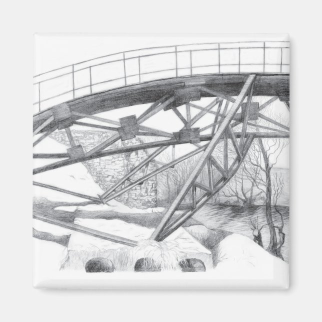 Alte Fußgängerbrücke Magnet (Vorne)