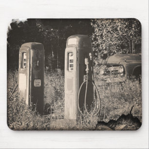 Alte Gaspumpen Mousepad
