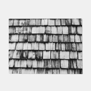 Alte gebrauchte Holzpappwand Fußmatte