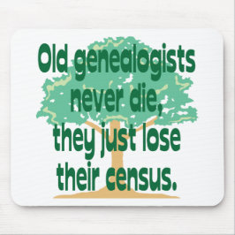 Alte Genealogists die nie Mousepad