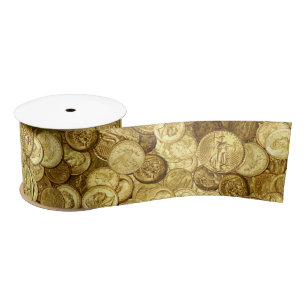 Alte Goldmünzersammlung Satinband